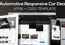 汽車汽車經銷商響應HTML5 / CSS3