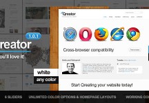 Qreator——企業HTML5模板