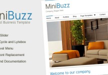 Minibuzz——干凈簡約的業務HTML模板