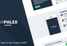 Daphlex -著陸&產品頁面