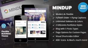 MindUp——一個靈活的企業WordPress主題