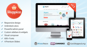 Shoppica – 響應式技術E-commerce WordPress 網站版型主題