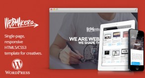 Webmakers -一頁WordPress主題