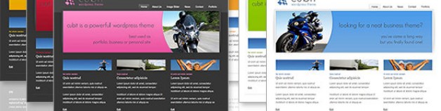 Cubit 6 in 1- 企業商務 & 產品作品展示 網站版型主題