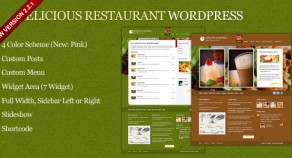 美味餐廳WordPress