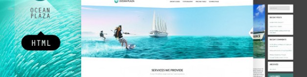 OceanPlaza HTML布局