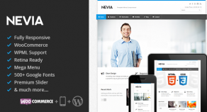 Nevia – 響應式技術多用途 WordPress 網站版型主題