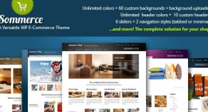 Sommerce Shop – A Versatile E-commerce 網站版型主題