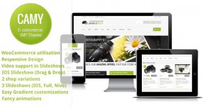 Camy – Clean 響應式技術Ecommerce WordPress 網站版型主題