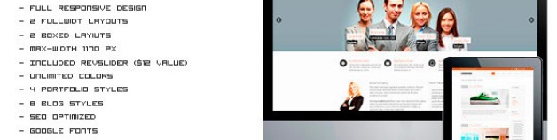 指揮官-響應的HTML模板