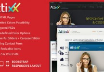 Attixx -響應公司HTML主題