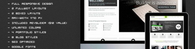 BUILDER——響應的HTML模板