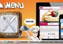 iMenu – Restaurant 平版電腦 與 觸控行動手機 視網膜螢幕技術 Menu