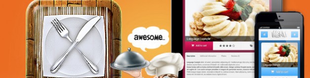 iMenu – Restaurant 平版電腦 與 觸控行動手機 視網膜螢幕技術 Menu