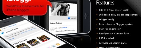 SOFA iBloggr – WordPress iPhone 網站版型主題