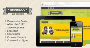 Bhinneka——一個響應的WordPress主題