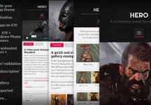 HERO – A no-nonsense 觸控行動手機 網站版型主題 for WordPress