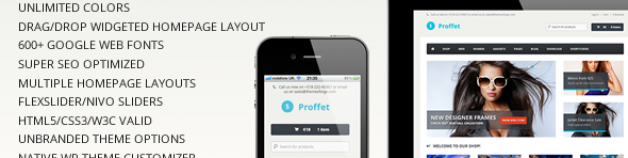Proffet – 響應式技術WooCommerce 網站版型主題