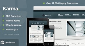 Karma – Clean 與 Modern WordPress 網站版型主題