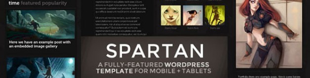Spartan: A Fully-featured 網站版型主題 for 觸控行動手機+平版電腦s