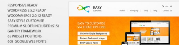 EasyCustomise – 多用途 WordPress 網站版型主題