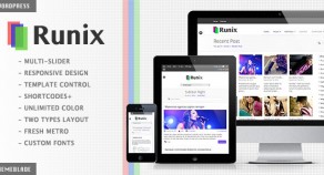 Runix -業務響應的WordPress主題