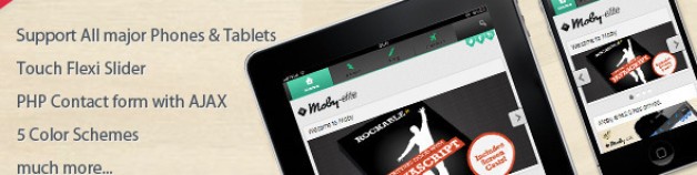 Moby Elite – WordPress 觸控行動手機 網站版型主題