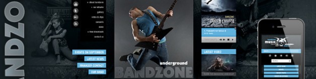 Bandzone:WordPress主題由音樂家