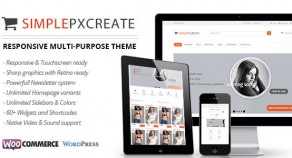 Simplepxcreate – 多用途 eCommerce 網站版型主題