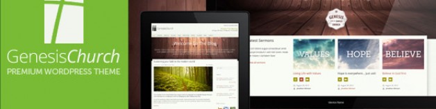 創世紀教堂——溢價響應WordPress他們