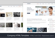 公司-響應企業的HTML模板