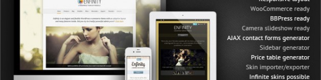 Enfinity – Adaptive Ecommerce 產品作品展示 WordPress 網站版型主題