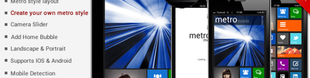 Metro 觸控行動手機 頂級優質 WordPress 觸控行動手機 網站版型主題