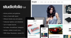 Studiofolio:多功能組合和博客主題