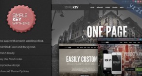 SimpleKey——一個頁面組合的WordPress主題