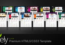 自由溢價HTML5 / CSS3模板