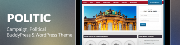 政治:競選,政治WP & BuddyPress的主題