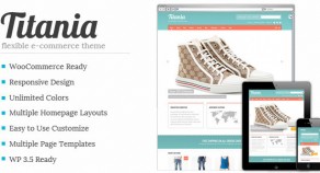 Titania – Flexible eCommerce Shop 網站版型主題