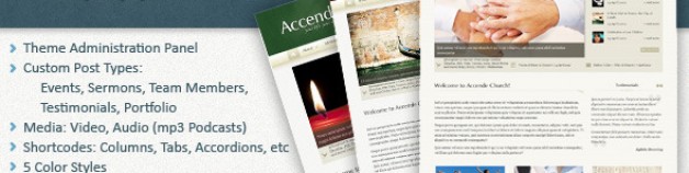 Accende – WordPress教會主題