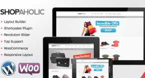 Shopaholic – Powerful WordPress ECommerce Store