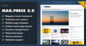 mag.Press eCommerce – WordPress 網站版型主題