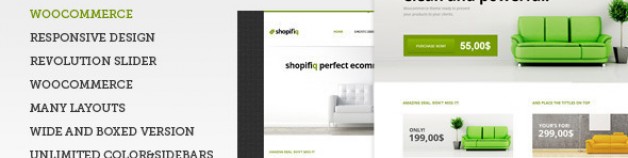 Shopifiq – 響應式技術WordPress WooCommerce 網站版型主題