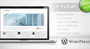 Vulcan – Minimalist 企業商務 WordPress 網站版型主題 4