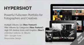 Hypershot——攝影組合WordPress主題