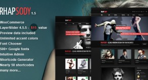 Rhapsody WordPress Multi Purpose 網站版型主題