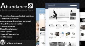 Abundance eCommerce 企業商務 網站版型主題
