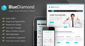 Blue Diamond – 響應式技術公司企業WordPress 網站版型主題