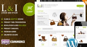 Lorem & Ipsum: Universal e-Commerce 網站版型主題