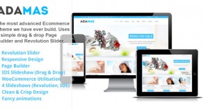 Adamas – 響應式技術Ecommerce WordPress 網站版型主題