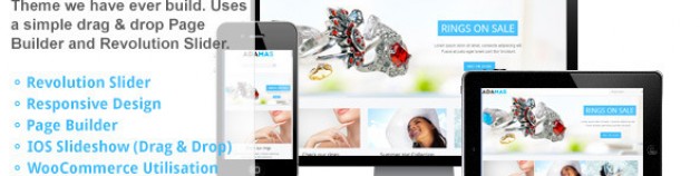 Adamas – 響應式技術Ecommerce WordPress 網站版型主題